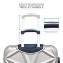 شنطة سفر قياس 19 بوصة لون بيج PARA JOHN PJTR3126 Matrix Luggage Trolley, Champagne 19 Inch - SW1hZ2U6NDA3Njcz