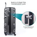 شنطة سفر قياس 19 بوصة لون رمادي PARA JOHN Matrix Luggage Trolley - SW1hZ2U6NDA3Njg0