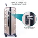 PARA JOHN PJTR3126 Matrix Luggage Trolley, Champagne 19 Inch - SW1hZ2U6NDA3Njc1