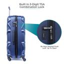 PARA JOHN PJTR3126 Matrix Luggage Trolley, Navy 19 Inch