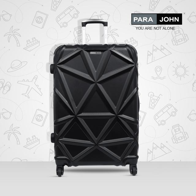 PARA JOHN PJTR3126 Matrix Luggage Trolley, Black 19 Inch - SW1hZ2U6NDA3NjY4