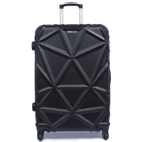 شنطة سفر قياس 19 بوصة لون أسود PARA JOHN PJTR3126 Matrix Luggage Trolley - SW1hZ2U6NDA3NjU4