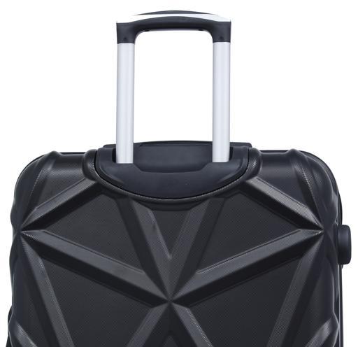 PARA JOHN PJTR3126 Matrix Luggage Trolley, Black 23 Inch - SW1hZ2U6NDA3NjEy