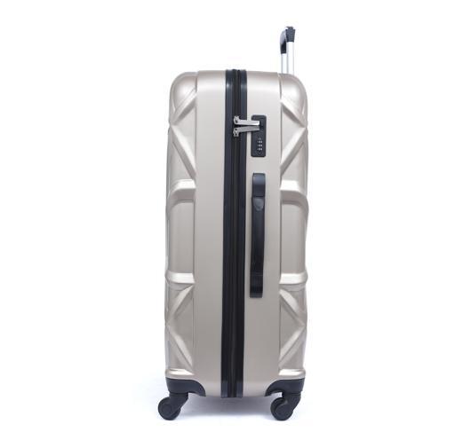 PARA JOHN PJTR3126 Matrix Luggage Trolley, Champagne 27 Inch - SW1hZ2U6NDA3NTc1