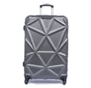 PARA JOHN Matrix 3 Pcs Trolley Luggage Set, Dark Grey