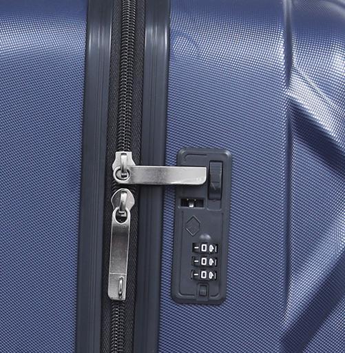 شنطة سفر قياس 20 بوصة لون كحلي PARA JOHN PJTR3126 Matrix Luggage Trolley - SW1hZ2U6NDA3NjQ5