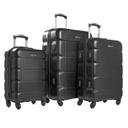 طقم حقائب سفر 3 حقائب مادة ABS بعجلات دوارة (20 ، 24 ، 28) بوصة رمادي غامق PARA JOHN - Sphinx 3 Pcs Trolley Luggage Set, Dark Grey - SW1hZ2U6MzY1MDkx