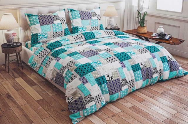 PARRY LIFE Quilt Cover Set - Duvet Cover Set, 4 Pc - Flat Sheet, Quilt Cover, & 2 Standard Pillow cases Set for Bedroom - Quilt Bed Set, Super Soft Polycotton, Throws for Sofa Fluffy Blanket - SW1hZ2U6NDE4Nzg3