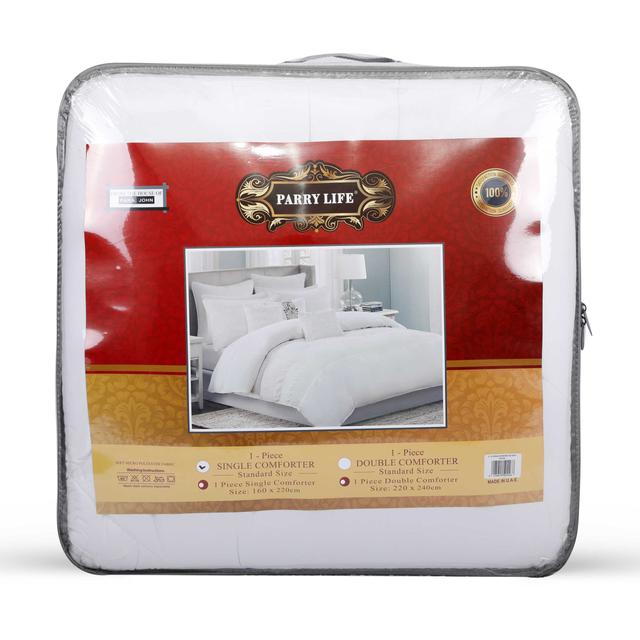 لحاف (بطانية) 220×160 سم - أبيض Parry Life 1 Piece Single Comforter - SW1hZ2U6NDE4NDQ3