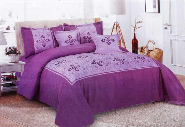 طقم سرير 8 قطع - بنفسجي PARRY LIFE 8Pcs Comforter Set - SW1hZ2U6NDE4NTU1