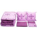 PARRY LIFE Comforter Set, 8 Pc - Flat Sheet, Comforter, 2 Pillow cases and 2 Cushion 2 Cushion Shams - Super Soft Fluffy Warm Comforter Set - Polyster Blanket, Throws for Sofa Fluffy Blanket - SW1hZ2U6NDE4NTY1