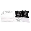 PARRY LIFE Comforter Set, 8 Pc - Flat Sheet, Comforter, 2 Pillow cases and 2 Cushion 2 Cushion Shams - Super Soft Fluffy Warm Comforter Set - Polyster Blanket, Throws for Sofa Fluffy Blanket - SW1hZ2U6NDE4NTc2