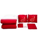 طقم سرير 8 قطع - أحمر PARRY LIFE 8Pcs Comforter Set - SW1hZ2U6NDE4NjEz