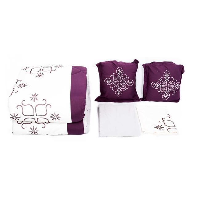 PARRY LIFE Comforter Set, 8 Pc - Flat Sheet, Comforter, 2 Pillow cases and 2 Cushion 2 Cushion Shams - Super Soft Fluffy Warm Comforter Set - Polyster Blanket, Throws for Sofa Fluffy Blanket - SW1hZ2U6NDE4NjA2