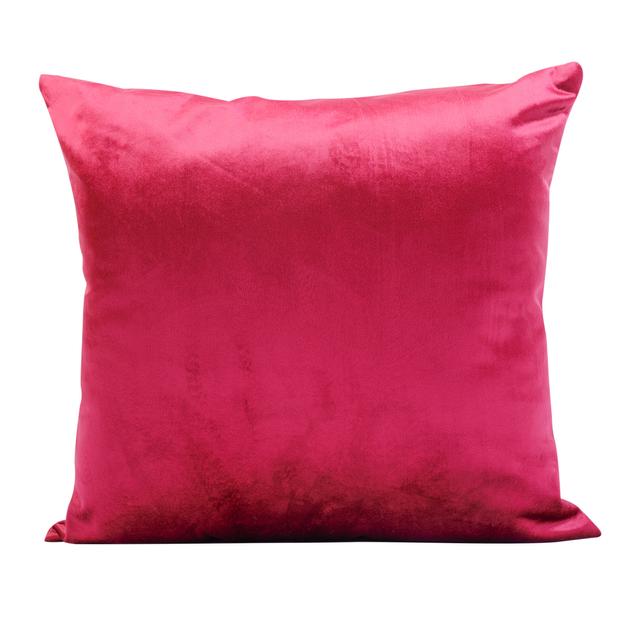 وسادة مربعة 44 * 44 سم - أحمر PARRY LIFE Decorative Velvet Cushion Pillow - SW1hZ2U6NDE3Njcw