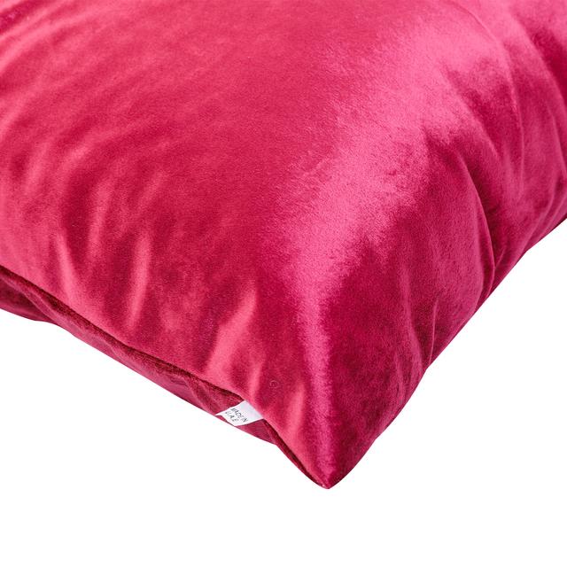 وسادة مربعة 44 * 44 سم - أحمر PARRY LIFE Decorative Velvet Cushion Pillow - SW1hZ2U6NDE3Njcy