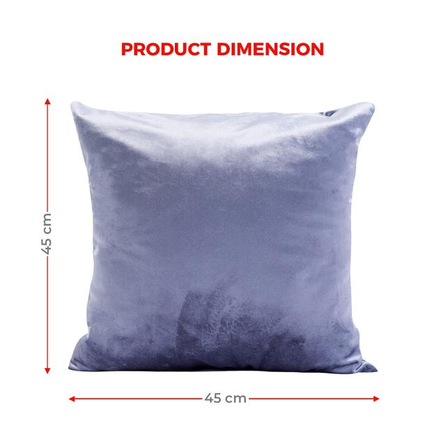 PARRY LIFE Decorative Velvet Cushion Pillow - Decorative Square Pillow Case - Ideal Pillow for Livingroom Sofa Couch Bedroom Car, 44cmx44cm - Square Cushion Pillow, Perfect to Match any Home - SW1hZ2U6NDE3Njg1