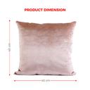 PARRY LIFE Decorative Velvet Cushion Pillow - Decorative Square Pillow Case - Ideal Pillow for Livingroom Sofa Couch Bedroom Car, 44cmx44cm - Square Cushion Pillow, Perfect to Match any Home - SW1hZ2U6NDE3NjU4