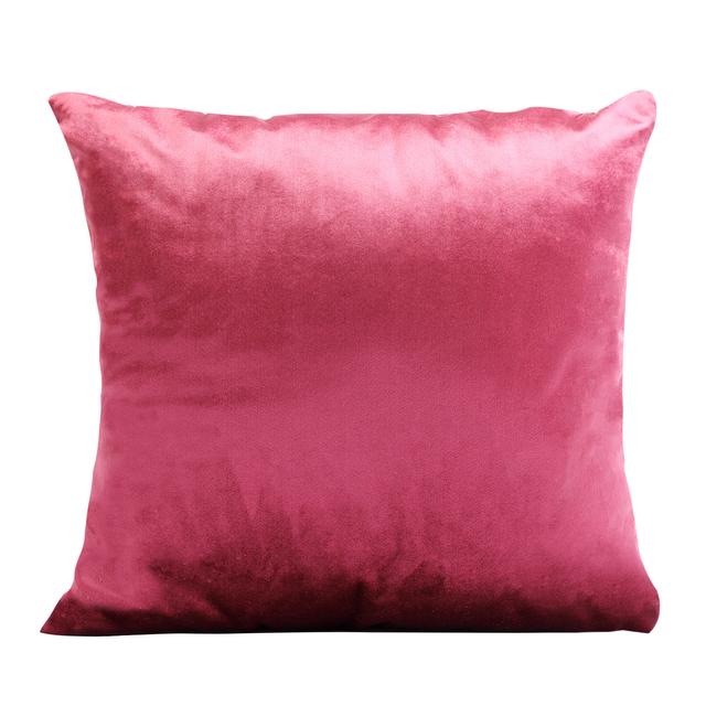 وسادة مربعة 44 * 44 سم - ماروني PARRY LIFE Decorative Velvet Cushion Pillow - SW1hZ2U6NDE3NjYx