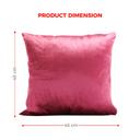 وسادة مربعة 44 * 44 سم - ماروني PARRY LIFE Decorative Velvet Cushion Pillow - SW1hZ2U6NDE3NjY3
