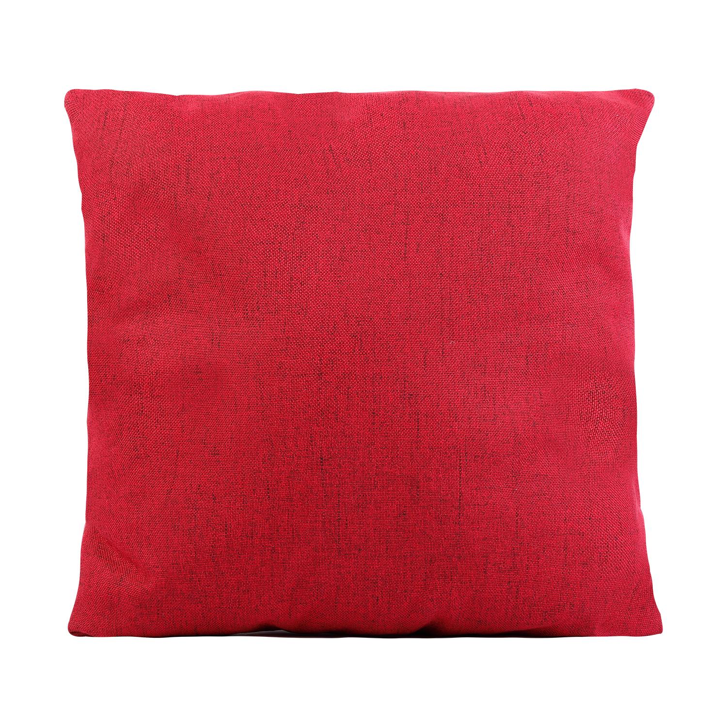 وسادة مربعة 44 * 44 سم - أحمر PARRY LIFE Decorative Jacquard Cushion Pillow