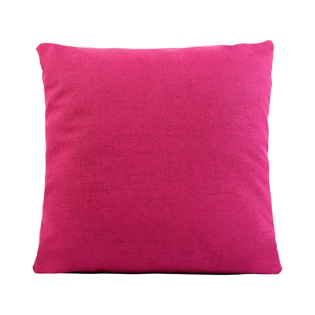 وسادة مربعة 44 * 44 سم - وردي Decorative Jacquard Cushion Pillow - SW1hZ2U6NDEyMzc3