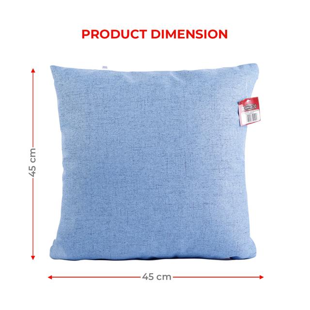 PARRY LIFE Decorative Jacquard Cushion Pillow - Decorative Square Pillow Case - Ideal Pillow for Livingroom Sofa Couch Bedroom Car, 44cmx44cm - Square Cushion Pillow, Perfect to Match any Ho - SW1hZ2U6NDEyMzU2