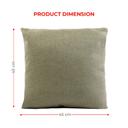 PARRY LIFE Decorative Jacquard Cushion Pillow - Decorative Square Pillow Case - Ideal Pillow for Livingroom Sofa Couch Bedroom Car, 44cmx44cm - Square Cushion Pillow, Perfect to Match any Ho - SW1hZ2U6NDEyMzc0