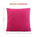 PARRY LIFE Decorative Jacquard Cushion Pillow - Decorative Square Pillow Case - Ideal Pillow for Livingroom Sofa Couch Bedroom Car, 44cmx44cm - Square Cushion Pillow, Perfect to Match any Ho - SW1hZ2U6NDEyMzgz