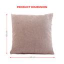 وسادة مربعة 44 * 44 سم  PARRY LIFE Decorative Jacquard Cushion Pillow - SW1hZ2U6NDEyMzY1