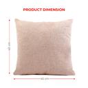 وسادة مربعة 44 * 44 سم - بيج PARRY LIFE Decorative Jacquard Cushion Pillow - SW1hZ2U6NDEyMzQ3