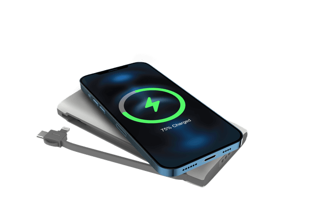 محطة الطاقة 4 في 1 مع مداخل Lightning & Type-C بقدرة 20 وات | Powerology 4 in 1 Wireless Power Bank Station - 159973