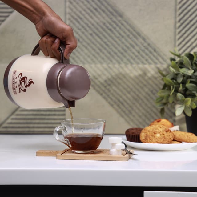 ترمس قهوة ستانلس ستيل بيج بني رويال فورد Royalford 650Ml Fayona Coffee Pot