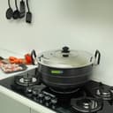 طنجرة ( قدر طبخ ) 36 سم  - اسود Royalford -  NS Biriyani Pot with SS Lid 1x6