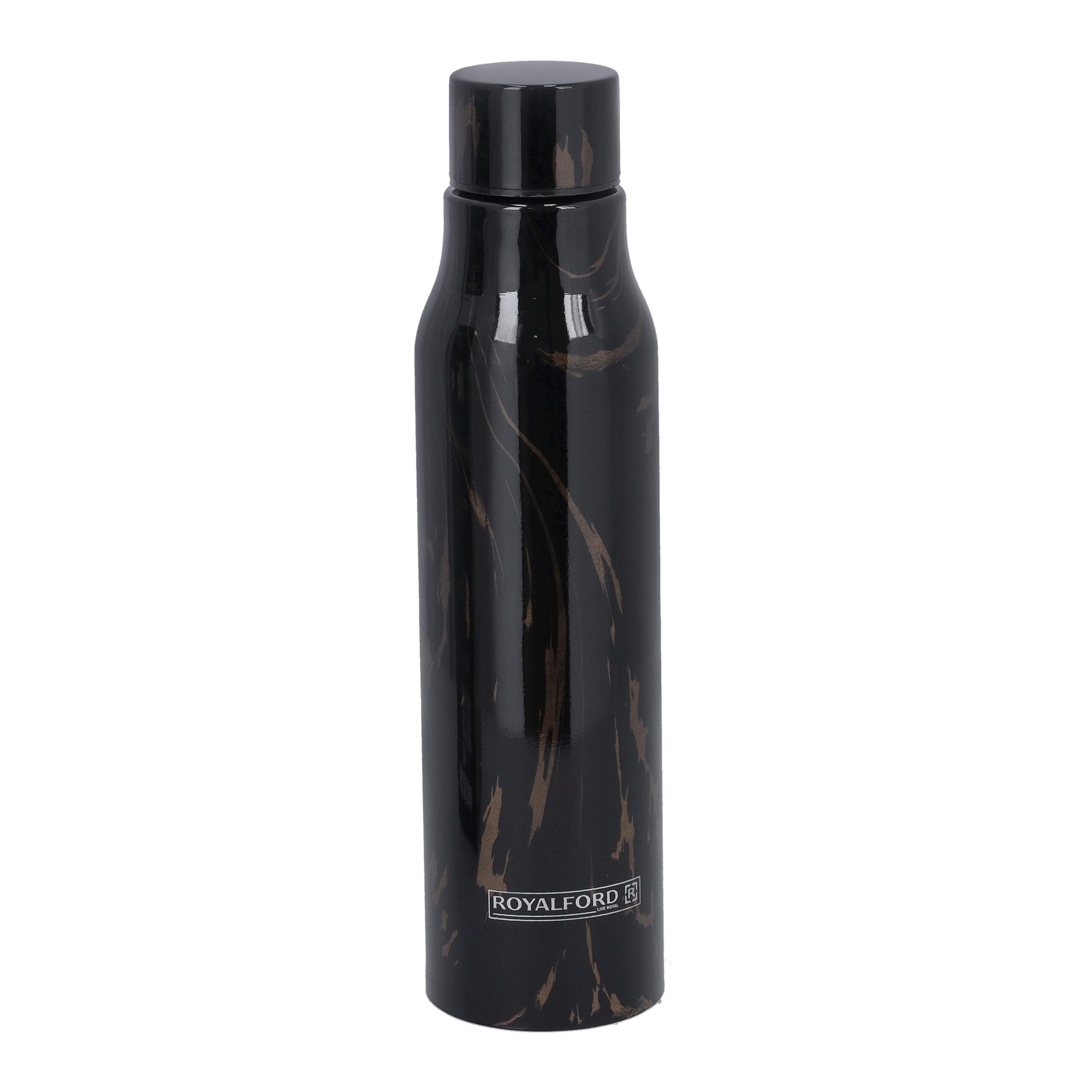 Royalford Stainless Steel Water Bottle, Silicon Sealing Ring | RF10019 | BPA Free | Odour Free | 1000 ml | Durable Body | Ideal for Hiking, Camping, Office and School Purpose