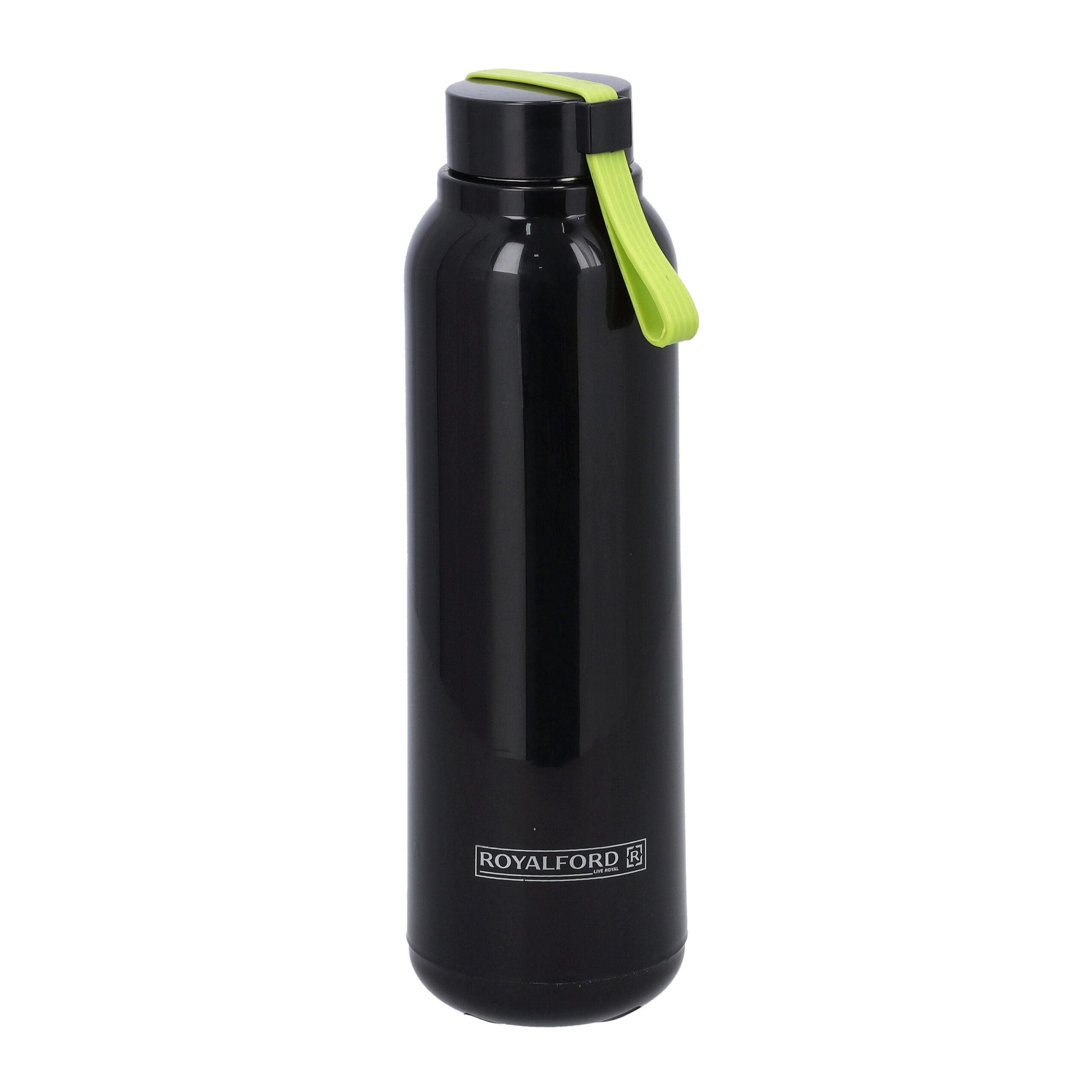 Royalford Insulated Water Bottle with Silicon Sealing Ring | RF10022 | BPA Free | Odour Free | 1000 ml | Durable Body | Ideal for Hiking, Camping, Office and School Purpose