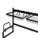 شبك صحون (مجفف صحون) - أسود Royalford 8in1 Over Sink Draining Rack