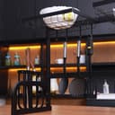 شبك صحون (مجفف صحون) - أسود Royalford 8in1 Over Sink Draining Rack