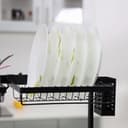 شبك صحون (مجفف صحون) - أسود Royalford 8in1 Over Sink Draining Rack