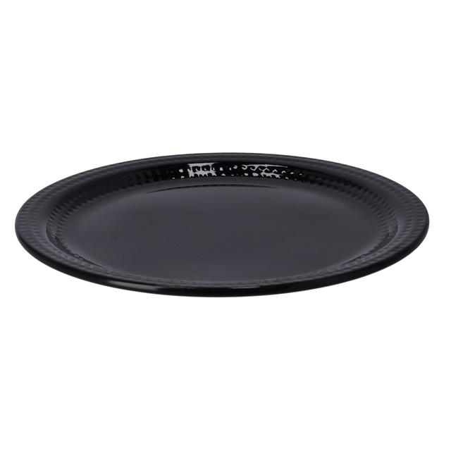 Royalford Melamine Ware Biza Dinner Plate, 11" Plate, RF10036 | Elegant Design | Easy to Clean | Ideal for Rice, Desserts, Ice Cream, Pasta & More - SW1hZ2U6Mzc4Mzcy