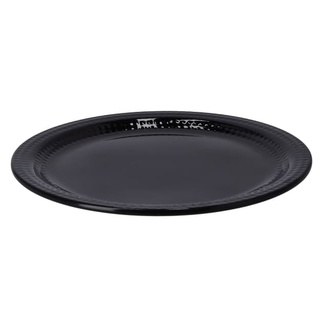 Royalford Melamine Ware Biza Dinner Plate, 11" Plate, RF10036 | Elegant Design | Easy to Clean | Ideal for Rice, Desserts, Ice Cream, Pasta & More - 285737