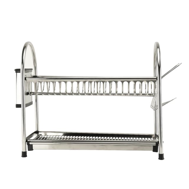 سلة مواعين طابقين ستانلس ستيل رويال فورد Royalford Stainless Steel Dish Rack with 2 layer