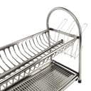 سلة مواعين طابقين ستانلس ستيل رويال فورد Royalford Stainless Steel Dish Rack with 2 layer