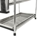سلة مواعين طابقين ستانلس ستيل رويال فورد Royalford Stainless Steel Dish Rack with 2 layer