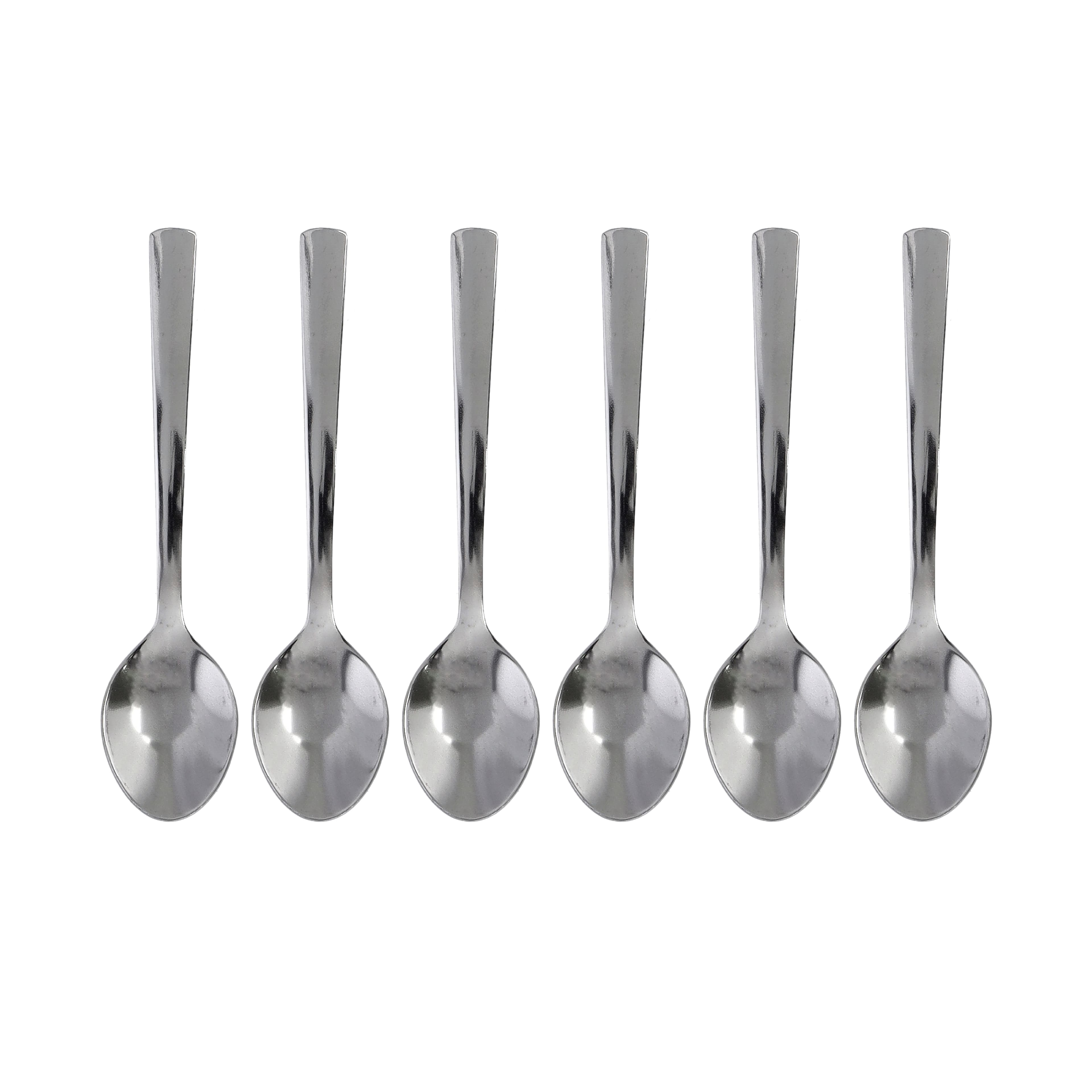 Royalford 6 PC Tea Spoon Set,Stainless Steel Teaspoons,RF10066,Tea or Coffee Stirring Spoons,Yogurt Spoon,Dessert spoon – Dishwasher safe & Stain resistant,Cutlery Spoons for Kitchen or Restaurant