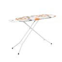 Royalford RF10090 120X38CM Angelo Ironing Board- Durable Heat Resistant Cotton Cover with 8mm Foam Pad for Large Size | Foldable Design | Non Slip Feet - 286209