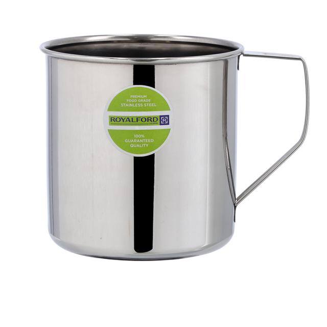 كوب ستانلس ستيل 9 سم فضي رويال فورد Royalford Rainbow Mug RF10145 - SW1hZ2U6MzY2MDMw