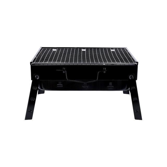 Royalford Barbeque Stand with Grill Durable Iron Construction, RF10358 - Foldable Barbecue Charcoal Grill, BBQ Charcoal Grills Folding Tabletop Kabab Smoker Grill for Outdoor Camping - SW1hZ2U6NDMyNDk3