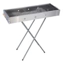 شواية ( شواية فحم ) قابلة للطي - فضي Royalford - Barbecue Stand with Grill, RF10366 - Durable Stainless Construction