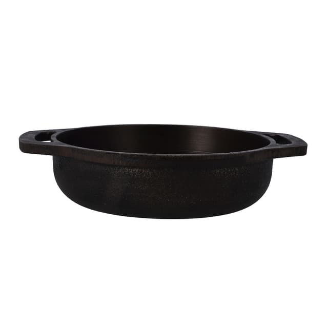 مقلاة حديد 28 سم Royalford Cast Iron Flat Base Kadai - 186478